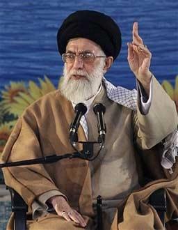 Iranian&nbsp;supreme&nbsp;leader&nbsp;Ayatollah&nbsp;Ali&nbsp;Khamenei,&nbsp;delivers&nbsp;a&nbsp;speech,&nbsp;Thursday,&nbsp;Jan.&nbsp;3,&nbsp;2008.&nbsp;(AP&nbsp;Photo/ISNA,Morteza&nbsp;Farajabadi)&nbsp;