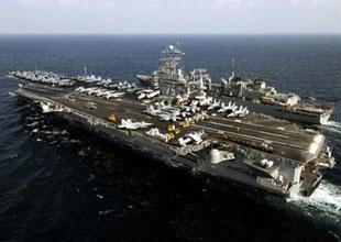 The&nbsp;USS&nbsp;Harry&nbsp;S.&nbsp;Truman&nbsp;aircraft&nbsp;carrier&nbsp;and&nbsp;the&nbsp;USNS&nbsp;Arctic&nbsp;sailing&nbsp;side-by-side&nbsp;in&nbsp;the&nbsp;Gulf.&nbsp;(Xinhua/AFP&nbsp;File&nbsp;Photo)