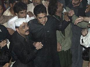The son of the slain Chairperson of Pakistan People's Party (PPP) Benazir Bhutto Sunday said he had been elected as new Chairman of the party. (Xinhua Photo)