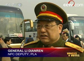General Li Dianren, NPC deputy PLA