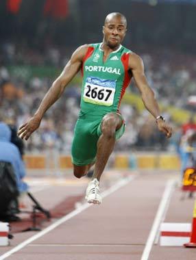 Nelson&nbsp;Evora&nbsp;of&nbsp;Portugal&nbsp;competes&nbsp;during&nbsp;the&nbsp;men's&nbsp;triple&nbsp;jump&nbsp;final&nbsp;at&nbsp;the&nbsp;National&nbsp;Stadium,&nbsp;also&nbsp;known&nbsp;as&nbsp;the&nbsp;Bird's&nbsp;Nest,&nbsp;during&nbsp;Beijing&nbsp;2008&nbsp;Olympic&nbsp;Games&nbsp;in&nbsp;Beijing,&nbsp;China,&nbsp;Aug.&nbsp;21,&nbsp;2008.&nbsp;Nelson&nbsp;Evora&nbsp;won&nbsp;the&nbsp;gold&nbsp;with&nbsp;17.67&nbsp;metres.&nbsp;(Xinhua/Liao&nbsp;Yujie)