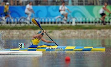 Inna&nbsp;Osypenko-Radomska&nbsp;of&nbsp;Ukraine&nbsp;competes&nbsp;in&nbsp;the&nbsp;women’s&nbsp;kayak&nbsp;single&nbsp;(K1)&nbsp;500m&nbsp;final&nbsp;at&nbsp;Beijing&nbsp;2008&nbsp;Olympic&nbsp;Games&nbsp;in&nbsp;the&nbsp;Shunyi&nbsp;Rowing-Canoeing&nbsp;Park&nbsp;in&nbsp;Beijing,&nbsp;China,&nbsp;Aug.&nbsp;23,&nbsp;2008.&nbsp;Inna&nbsp;Osypenko-Radomska&nbsp;of&nbsp;Ukraine&nbsp;won&nbsp;the&nbsp;gold&nbsp;medal.&nbsp;(Xinhua&nbsp;Photo)