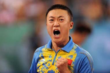 Ma&nbsp;Lin&nbsp;of&nbsp;China&nbsp;reacts&nbsp;in&nbsp;Men's&nbsp;Singles&nbsp;Bronze&nbsp;Medal&nbsp;Match&nbsp;between&nbsp;Wang&nbsp;Hao&nbsp;of&nbsp;China&nbsp;and&nbsp;Ma&nbsp;Lin&nbsp;of&nbsp;China&nbsp;of&nbsp;Beijing&nbsp;2008&nbsp;Olympic&nbsp;Games&nbsp;table&nbsp;tennis&nbsp;event&nbsp;at&nbsp;PKU&nbsp;Gymnasium&nbsp;in&nbsp;Beijing,&nbsp;China,&nbsp;Aug.&nbsp;23,&nbsp;2008.&nbsp;Ma&nbsp;Lin&nbsp;defeated&nbsp;Wang&nbsp;Hao&nbsp;4-1,&nbsp;and&nbsp;won&nbsp;the&nbsp;gold&nbsp;medal&nbsp;of&nbsp;the&nbsp;event.&nbsp;(Xinhua&nbsp;Photo)