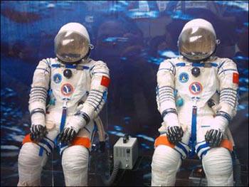 Suits for the astronauts' space walk 