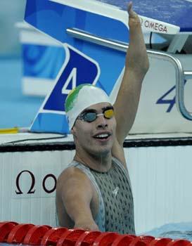 Daniel&nbsp;Dias&nbsp;of&nbsp;Brazil&nbsp;celebrates&nbsp;after&nbsp;winning&nbsp;the&nbsp;men's&nbsp;100m&nbsp;freestyle&nbsp;S5&nbsp;final&nbsp;during&nbsp;the&nbsp;2008&nbsp;Beijing&nbsp;Paralympic&nbsp;Games&nbsp;at&nbsp;the&nbsp;National&nbsp;Aquatics&nbsp;Center&nbsp;in&nbsp;Beijing&nbsp;on&nbsp;September&nbsp;7,&nbsp;2008.&nbsp;[Agencies]