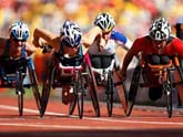U.S. Amanda Mcgrory wins gold in women&acute;s 5000m-T54 final