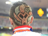 Bizarre hairdo steals limelight