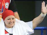 Egypt wins women&acute;s powerlifting 82.50 kg gold