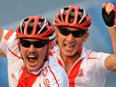 Zajac/Flak win men&acute;s individual road race B&VI 1-3 gold medal