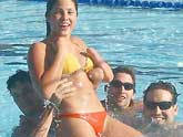 Dally with water