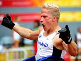 Leo-Pekka Tahti of Finland wins Men&acute;s 100m T54 gold