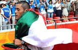 Mario Santillan of Mexico wins men&acute;s marathon T46 gold