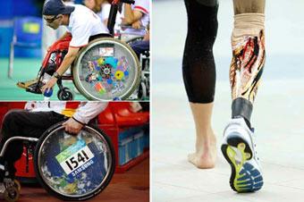 (Upper&nbsp;Left)&nbsp;Fernando&nbsp;Ferreira&nbsp;of&nbsp;Portugal&nbsp;competes&nbsp;in&nbsp;a&nbsp;Boccia&nbsp;match&nbsp;Sept.&nbsp;11,&nbsp;2008.(Lower&nbsp;Left)&nbsp;Ulrich&nbsp;Iser&nbsp;of&nbsp;Germany&nbsp;awaits&nbsp;during&nbsp;a&nbsp;Men's&nbsp;Shot&nbsp;Put&nbsp;match&nbsp;Sept.&nbsp;15,&nbsp;2008.(Right)&nbsp;Sven&nbsp;Decaesstecher&nbsp;of&nbsp;Belgium&nbsp;competes&nbsp;in&nbsp;the&nbsp;Men's&nbsp;200m&nbsp;Individual&nbsp;Medley&nbsp;SM10&nbsp;final&nbsp;of&nbsp;the&nbsp;Beijing&nbsp;Paralympic&nbsp;Swimming&nbsp;event&nbsp;Sept.&nbsp;11,&nbsp;2008.&nbsp;(Xinhua&nbsp;Photo)