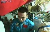 Latest photos: Astronauts on board