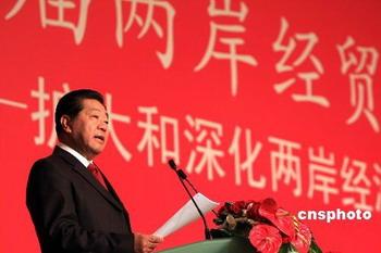 Jia Qinglin called the development of cross-Straits relations since May this year encouraging.