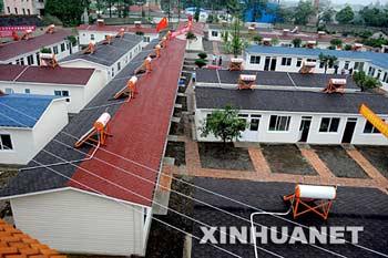 Latest official figures show that 40 percent of the homes devastated in the May 12th earthquake last year have been rebuilt, and nearly all the damaged homes have been repaired.