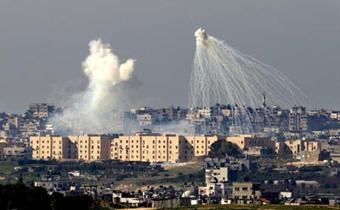A&nbsp;weapons&nbsp;system&nbsp;fired&nbsp;by&nbsp;Israeli&nbsp;forces&nbsp;explodes&nbsp;over&nbsp;the&nbsp;northern&nbsp;Gaza&nbsp;Strip&nbsp;January&nbsp;10,&nbsp;2009.&nbsp;Israeli&nbsp;tanks&nbsp;advanced&nbsp;on&nbsp;Gaza&nbsp;and&nbsp;Hamas&nbsp;militants&nbsp;fired&nbsp;rockets&nbsp;at&nbsp;Israel&nbsp;on&nbsp;Saturday,&nbsp;as&nbsp;both&nbsp;sides&nbsp;ignored&nbsp;international&nbsp;calls&nbsp;to&nbsp;stop&nbsp;the&nbsp;conflict&nbsp;and&nbsp;Israel&nbsp;warned&nbsp;it&nbsp;would&nbsp;escalate&nbsp;its&nbsp;assault.&nbsp;(Xinhua/Reuters&nbsp;Photo)