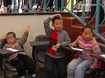 Many of the children are sensitive and anxious after the devastating earthquake.