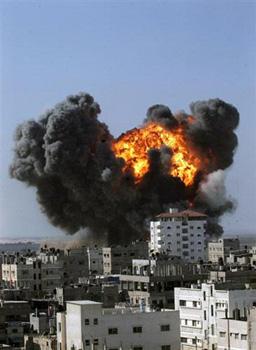 Israel has launched its heaviest attack yet against Gaza City striking from the air, shelling from the sea and sending ground troops toward the city center.