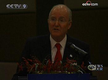 Clark Randt is due to leave his current position as US ambassador to the People's Republic of China on Tuesday.
