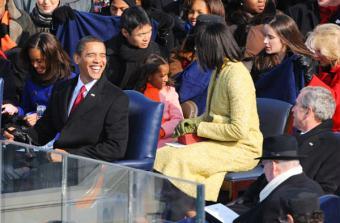 Obama sworn in as America's first black president