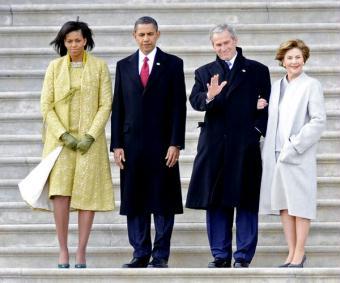 Obama sworn in as America's first black president
