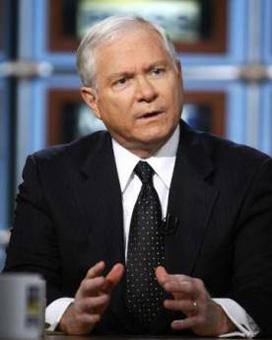 U.S. Secretary of Defense Robert Gates speaks during a taping of "Meet the Press" at the NBC studio in Washington February 28, 2009. REUTERS/Alex Wong