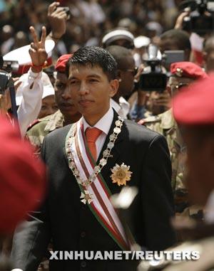 Andry&nbsp;Rajoelina&nbsp;has&nbsp;been&nbsp;sworn&nbsp;in&nbsp;as&nbsp;the&nbsp;President&nbsp;of&nbsp;the&nbsp;High&nbsp;Transitional&nbsp;Authority&nbsp;of&nbsp;Madagascar.&nbsp;