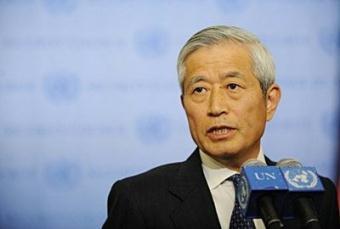 Japanese&nbsp;Ambassador&nbsp;to&nbsp;the&nbsp;UN&nbsp;Yukio&nbsp;Takasu&nbsp;talks&nbsp;to&nbsp;the&nbsp;press&nbsp;after&nbsp;a&nbsp;UN&nbsp;Security&nbsp;Council&nbsp;meeting&nbsp;at&nbsp;the&nbsp;United&nbsp;Nations&nbsp;in&nbsp;New&nbsp;York.&nbsp;The&nbsp;UN&nbsp;Security&nbsp;Council&nbsp;unanimously&nbsp;condemned&nbsp;North&nbsp;Korea&nbsp;for&nbsp;its&nbsp;long-range&nbsp;rocket&nbsp;launch&nbsp;and&nbsp;agreed&nbsp;to&nbsp;tighten&nbsp;existing&nbsp;sanctions&nbsp;against&nbsp;Pyongyang.(AFP/Emmanuel&nbsp;Dunand)