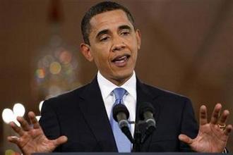U.S.&nbsp;President&nbsp;Barack&nbsp;Obama&nbsp;addresses&nbsp;reporters&nbsp;during&nbsp;his&nbsp;100-day&nbsp;anniversary&nbsp;news&nbsp;conference&nbsp;in&nbsp;the&nbsp;White&nbsp;House&nbsp;East&nbsp;Room&nbsp;in&nbsp;Washington&nbsp;April&nbsp;29,&nbsp;2009.&nbsp;REUTERS/Larry&nbsp;Downing