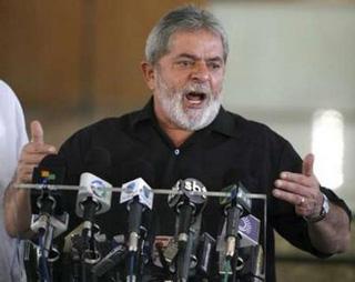 Brazil's&nbsp;President&nbsp;Luiz&nbsp;Inacio&nbsp;Lula&nbsp;da&nbsp;Silva&nbsp;speaks&nbsp;during&nbsp;a&nbsp;news&nbsp;conference&nbsp;in&nbsp;Brasilia&nbsp;May&nbsp;8,&nbsp;2009.&nbsp;REUTERS/Roberto&nbsp;Jayme