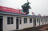 Earthquake survivors: Life in temporary houses