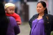 Mothers pregnant again in quake zone 