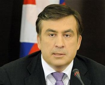 Georgian&nbsp;President&nbsp;Mikheil&nbsp;Saakashvili,&nbsp;seen&nbsp;here&nbsp;on&nbsp;May&nbsp;6,&nbsp;will&nbsp;meet&nbsp;with&nbsp;opposition&nbsp;leaders&nbsp;on&nbsp;May&nbsp;11&nbsp;for&nbsp;talks&nbsp;on&nbsp;resolving&nbsp;a&nbsp;month-long&nbsp;political&nbsp;stand-off.(AFP/Pool/File/Irakli&nbsp;Gedenidze)&nbsp;&nbsp;