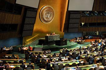 The&nbsp;63rd&nbsp;session&nbsp;of&nbsp;the&nbsp;83rd&nbsp;Planary&nbsp;meeting&nbsp;of&nbsp;the&nbsp;UN&nbsp;General&nbsp;Assembly&nbsp;is&nbsp;held&nbsp;at&nbsp;the&nbsp;UN&nbsp;headquarters&nbsp;in&nbsp;New&nbsp;York,&nbsp;the&nbsp;U.S.&nbsp;May&nbsp;12,&nbsp;2009.&nbsp;Eighteen&nbsp;UN&nbsp;members&nbsp;were&nbsp;elected&nbsp;to&nbsp;the&nbsp;UN&nbsp;Human&nbsp;Rights&nbsp;Council&nbsp;during&nbsp;the&nbsp;meeting&nbsp;on&nbsp;Tuesday.&nbsp;The&nbsp;U.S.&nbsp;won&nbsp;167&nbsp;votes&nbsp;to&nbsp;enter&nbsp;the&nbsp;UN&nbsp;Human&nbsp;Rights&nbsp;Council&nbsp;for&nbsp;the&nbsp;first&nbsp;time.&nbsp;(Xinhua/Shen&nbsp;Hong)