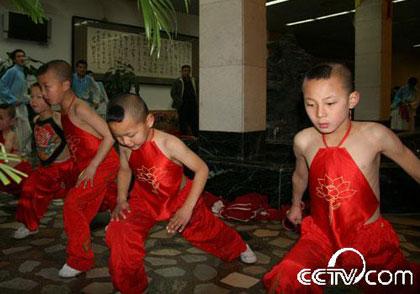 Young actors on Spring Festival stage