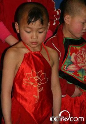 Young actors on Spring Festival stage