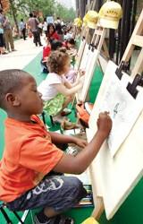 Children&nbsp;portray&nbsp;world&nbsp;expositions&nbsp;in&nbsp;the&nbsp;painting&nbsp;competition.