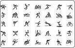 Pictograms of the Beijing 2008 Olympic Games