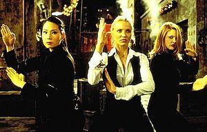 Lucy&nbsp;Liu&nbsp;(left)&nbsp;in&nbsp;her&nbsp;first&nbsp;lead&nbsp;role&nbsp;as&nbsp;Alex&nbsp;Munday&nbsp;in&nbsp;Charlie's&nbsp;Angels.