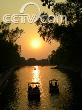 Shichahai&nbsp;at&nbsp;sunset