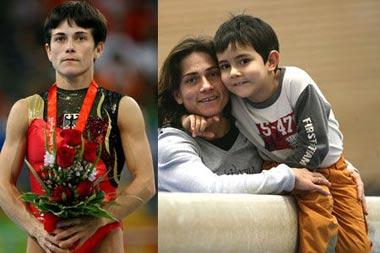 Oxana&nbsp;Chusovitina&nbsp;and&nbsp;her&nbsp;son