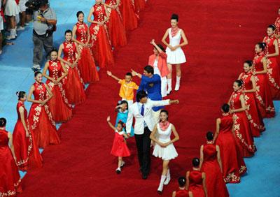 Newly-elected members of the Athletes' Commission of the IOC (Photo credit: Xinhua)