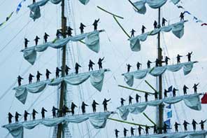 Mexican Navy ship arrives in Qingdao
