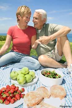 Eating healthy and living healthy