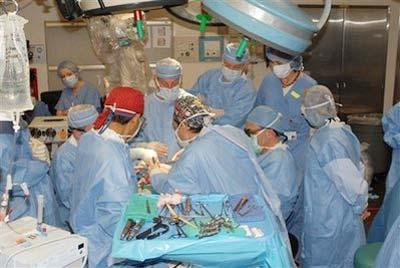 Connie Culp is under surgery.